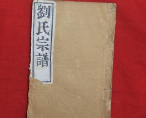 江苏泰兴刘氏宗谱(光绪年木活字族谱)_刘氏家族